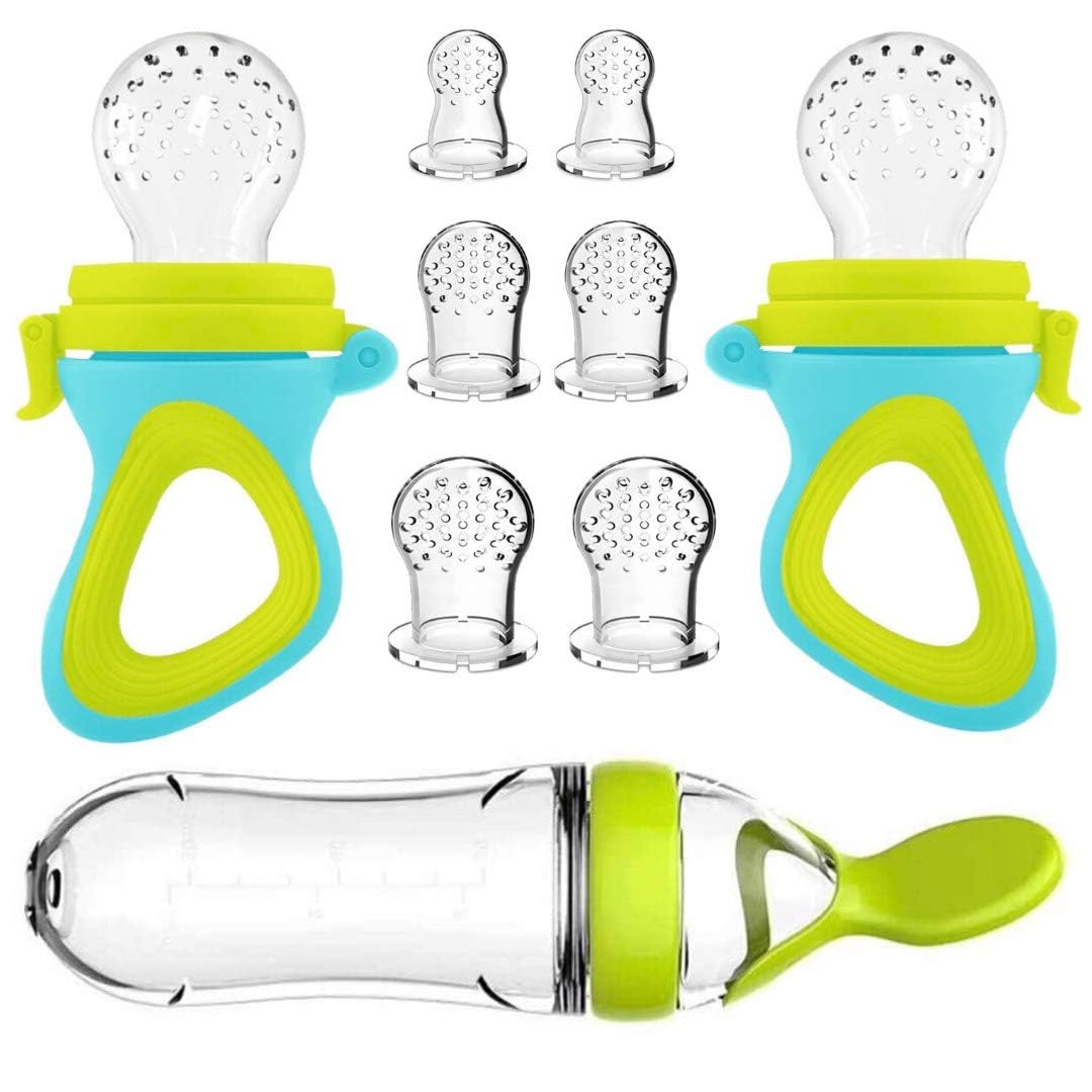 Baby Food Category - Botella de alimentación exprimidora de silicona