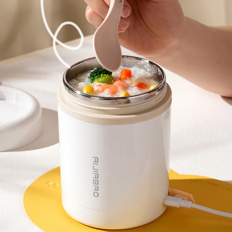 Baby Food Thermos - Fiambrera con calefacción eléctrica USB de