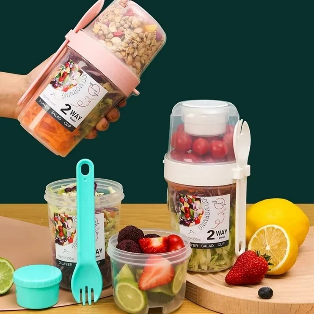 Taza de ensalada portátil, taz - Baby Food Thermos reseña y precio